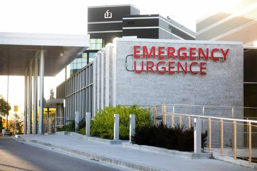 Free Press files
                                The emergency room entrance at St. Boniface Hospital, which was greylisted in February 2026 by the nurses&rsquo; union, due to &lsquo;unsafe or inappropriate&rsquo; working conditions.