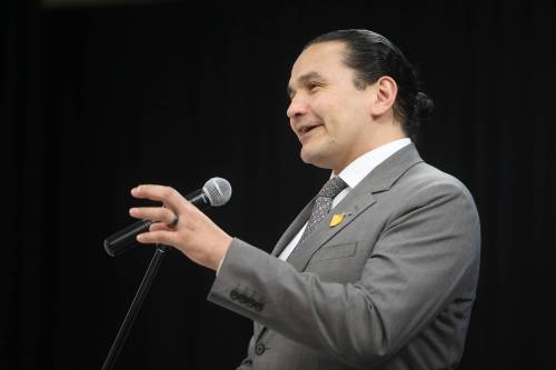 TIM SMITH / THE BRANDON SUN FILES
                                Manitoba Premier Wab Kinew