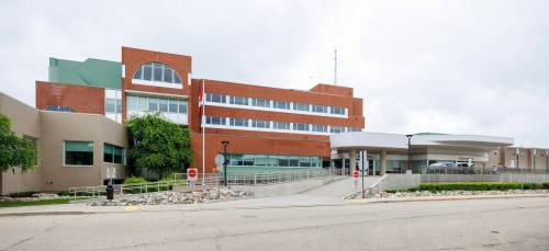MIKE DEAL / FREE PRESS
                                The closed Dauphin Regional Health Centre in Dauphin, MB.