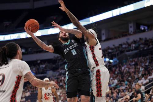 CEBL photo
                                Winnipeg Sea Bears guard Teddy Allen led all players with 28 points against the Calgary Surge, Sunday.