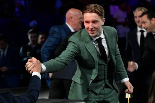 ADRIAN KRAUS / THE ASSOCIATED PRESS FILES
                                The Winnipeg Jets inked a three-year, entry-level contract with Swedish forward Viggo Bjorck &mdash; the club&rsquo;s eighth overall pick in the 2026 draft &mdash; on Monday.