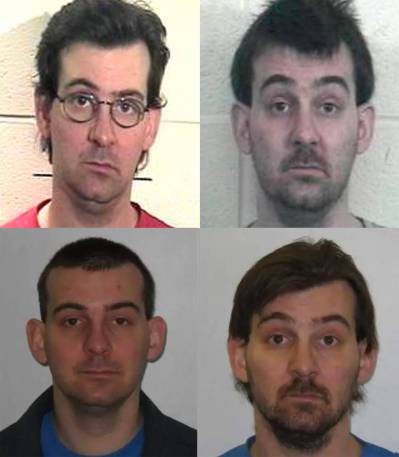 Supplied
                                Mugshots of Ryan Gabourie from 2013 and 2014. He later changed his name to Ryan Knight.