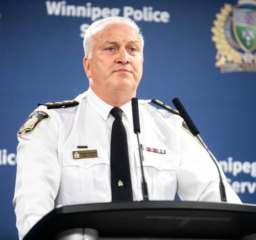 MIKAELA MACKENZIE / FREE PRESS
                                Winnipeg Police Service deputy chief George Labossiere speaks to the media regarding the police shooting. &ldquo;I would like to offer my heartfelt sympathies to family and loved ones of the deceased.&rdquo;