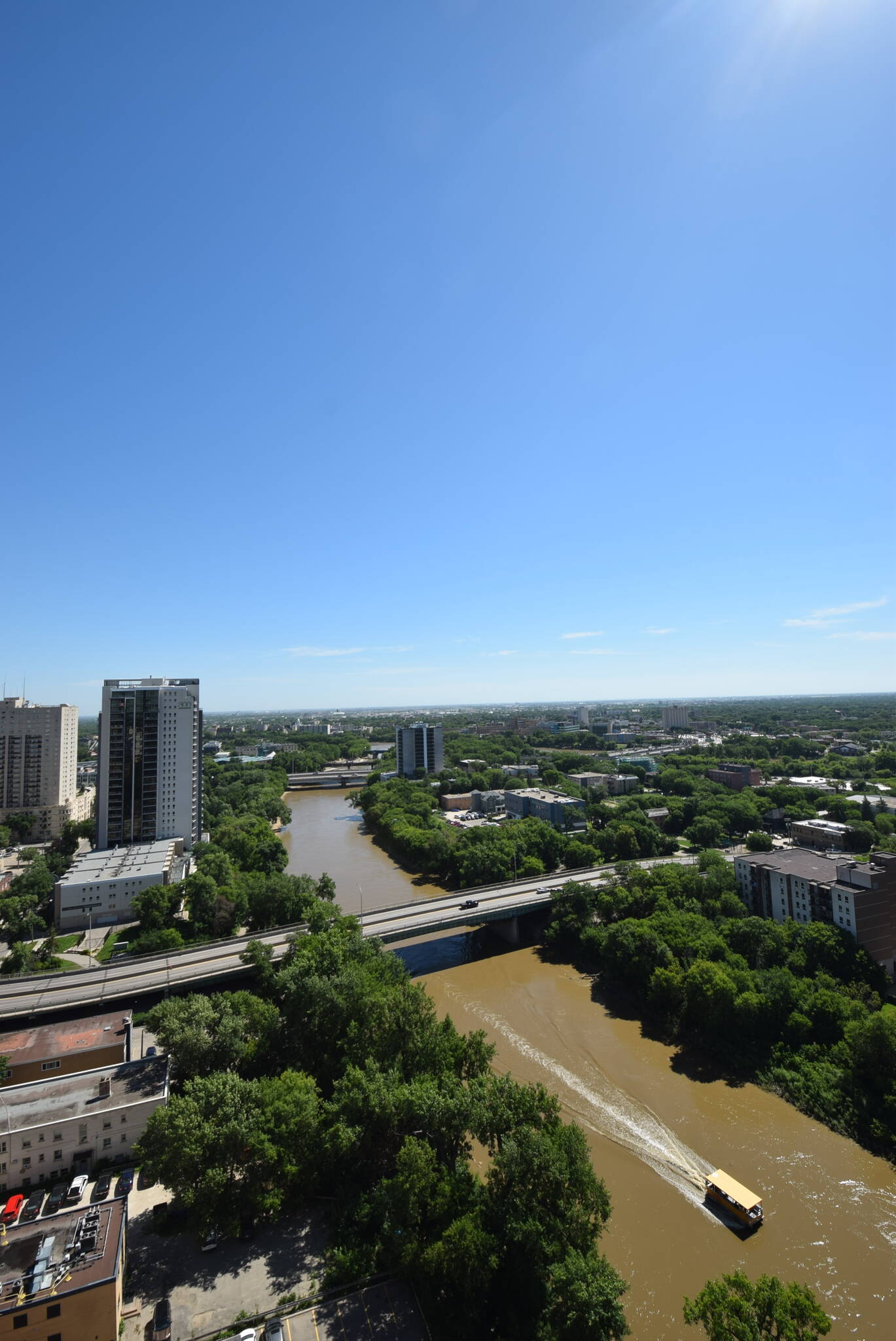 Penthouse at 390 The River offers breathtaking views and a blank slate for your imagination