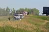 MIKE BLUME / PORTAGEONLINE
                                RCMP were called to a collision between a Manitoba Sheriff Services van and a train on Road 40 West, west of Portage la Prairie, on Tuesday morning.