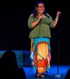SUPPLIED Kaitlynn Brightnose got her start when comedians cancelled at the last minute.