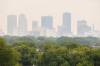 MIKE DEAL / FREE PRESS
                                Smoke from northwestern Ontario wildfires envelopes Winnipeg Friday morning. The air quality in the city improved by the afternoon but an Environment Canada meteorologist warned the situation could change quickly.
