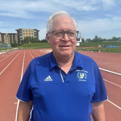 Supplied by Larry Switzer
                                Manitoba Sports Hall of Fame athlete-builder Wayne McMahon