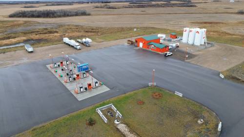 supplied 
                                UFA Co-operative Ltd. is building its first Manitoba site in Portage la Prairie at 105 Poplar Bluff Rd. The new hub should look similar to its site in Moose Jaw (pictured), UFA says.