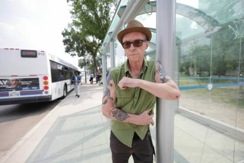 RUTH BONNEVILLE / FREE PRESS
                                Mike McKenna, 69, was hit by an electric scooter downtown on Monday.