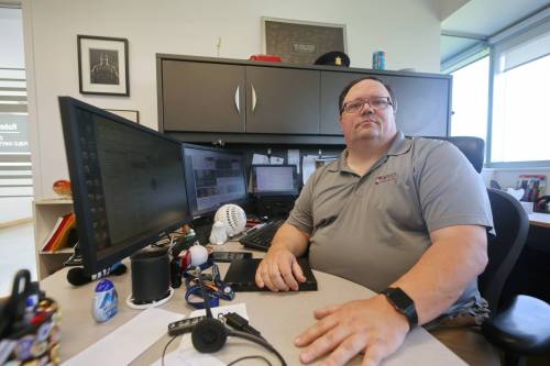 Matt Goerzen/The Brandon Sun
                                Robert Stewart, director of Public Safety Communications for the city of Brandon.