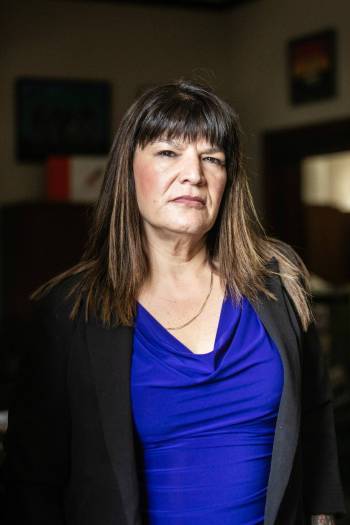 MIKAELA MACKENZIE / FREE PRESS
                                Housing, Addictions and Homelessness Minister Bernadette Smith