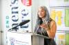 MIKAELA MACKENZIE / FREE PRESS
                                Families Minister Nahanni Fontaine announces new funding for the North End Women&rsquo;s Centre on Monday, July 27, 2026.