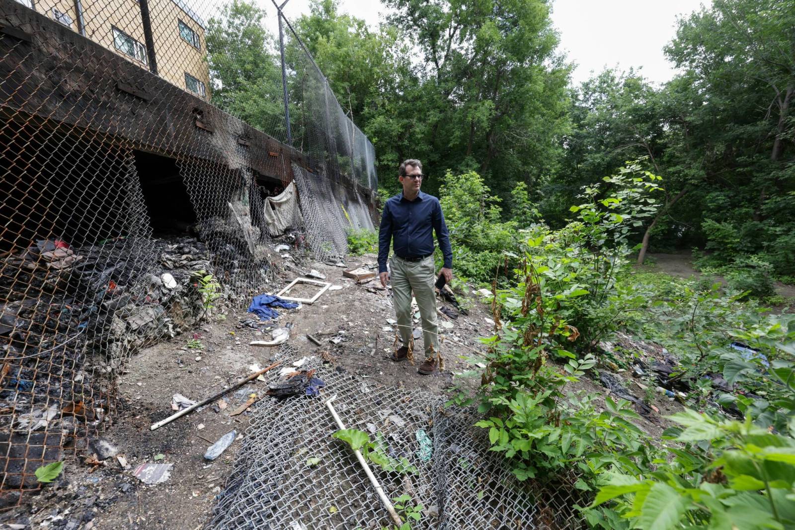 Landlord asks city to work with him over homeless camp after appeal option turfed