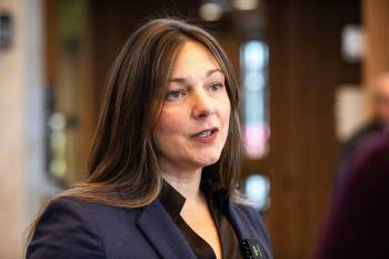 MIKAELA MACKENZIE / FREE PRESS
                                After serving as a school trustee for four years, Sherri Rollins was first elected to council in 2018.