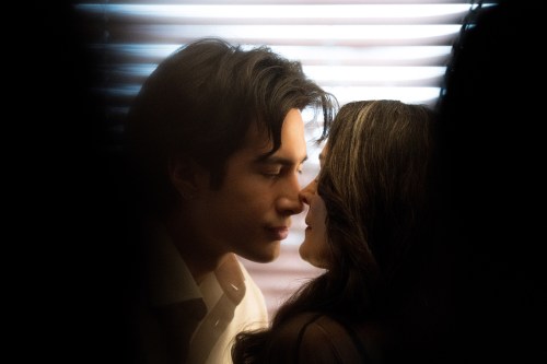 Hudson Williams and Carrie-Anne Moss are pictured in this handout still from the Crave series 