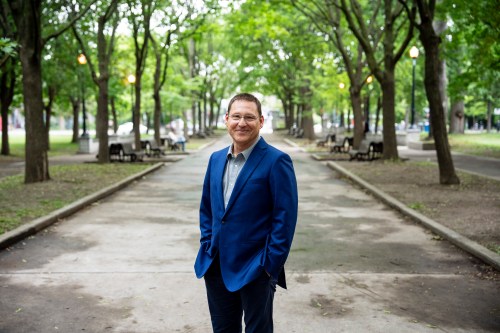Federal NDP Leader Avi Lewis poses for a photograph in Montreal on Tuesday, July 28, 2026. THE CANADIAN PRESS/Christopher Katsarov