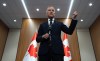 Prime Minister Mark Carney speaks during a media availability at the NATO Summit in Ankara, Turkey, Wednesday, July 8, 2026. THE CANADIAN PRESS/Adrian Wyld