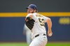 Milwaukee Brewers pitcher Brandon Woodruff throws during the second inning of a baseball game against the Chicago Cubs, Sunday, June 28, 2026, in Milwaukee. (AP Photo/Kayla Wolf)