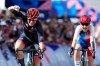FILE - Britain's Sarah Storey, left, finishes first and win the gold medal in the women's C4-5 road race during the 2024 Paralympics, Friday, Sept. 6, 2024, in Clichy-sous-Bois, France. (AP Photo/Aurelien Morissard, File)