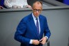 German Chancellor Friedrich Merz delivers a government statement on the current political situation during the 89th plenary session of the 21st legislative period in the German Bundestag, Thursday, July 9, 2026. (Bernd von Jutrczenka/dpa via AP)