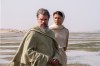 This image released by Universal Pictures shows Matt Damon as Odysseus, left, and Zendaya as Athen, in a scene from 