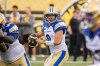 Winnipeg Blue Bombers quarterback Zach Collaros (8) looks for a pass during first half CFL football action against the Hamilton Tiger-Cats, in Hamilton on Sunday, July 5, 2026. THE CANADIAN PRESS/Nick Iwanyshyn