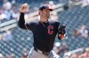 Cleveland Guardians starting pitcher Gavin Williams delivers against the Minnesota Twins during the first inning of a baseball game, Thursday, July 9, 2026, in Minneapolis. (AP Photo/Matt Krohn)
