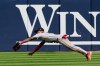 Boston Red Sox center fielder Ceddanne Rafaela catches the ball hit by Chicago White Sox's Braden Montgomery during the ninth inning of a baseball game in Chicago, Thursday, July 9, 2026. (AP Photo/Nam Y. Huh)