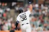 Detroit Tigers' Eduardo Valencia rounds first base after hitting a home run against the Athletics during the seventh inning of a baseball game Thursday, July 9, 2026, in Detroit. (AP Photo/Paul Sancya)
