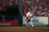 St. Louis Cardinals second baseman JJ Wetherholt takes up his position during the first inning of a baseball game against the Milwaukee Brewers Monday, July 6, 2026, in St. Louis. (AP Photo/Jeff Roberson)