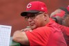 Cincinnati Reds manager Terry Francona stands in the dugout before a baseball game against the Pittsburgh Pirates in Pittsburgh, Friday, June 26, 2026. (AP Photo/Gene J. Puskar)