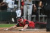 Chicago White Sox's Kyle Teel slides safely into home plate while scoring on a Sam Antonacci single during the fifth inning of a baseball game against The Athletics in Chicago, Friday, July 10, 2026. (AP Photo/Paul Beaty)
