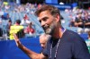 Jürgen Klopp, who is expected to become the new head coach of the Germany national soccer team, is seen on the pitch prior to the World Cup quarterfinal soccer match between France and Morocco in Foxborough, Mass., near Boston, Thursday, July 9, 2026. (AP Photo/Martin Meissner)