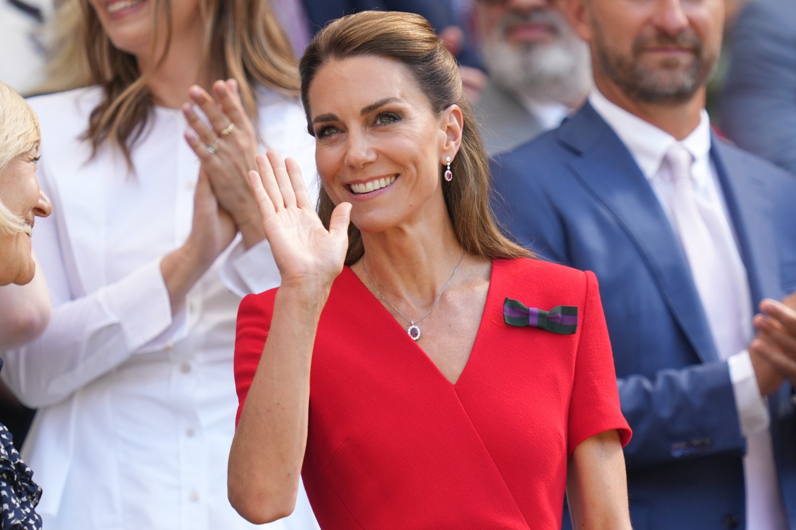 Royal Box Guests Attend Wimbledon Finals Weekend
