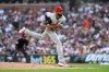 Philadelphia Phillies pitcher Cristopher Sánchez throws against the Detroit Tigers in the sixth inning of a baseball game, Saturday, July 11, 2026, in Detroit. (AP Photo/Lon Horwedel)