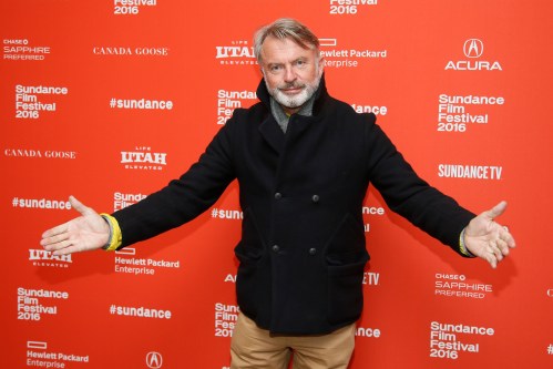 FILE - Actor Sam Neill poses at the premiere of 