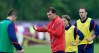 FILE - The then-Croatia's head coach Slaven Bilic talks to his players during a training session of Croatia at the Euro 2012 soccer championship in Warka, Poland, Tuesday, June 5, 2012. (AP Photo/Darko Bandic, File)