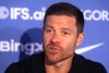 New Chelsea manager Xabi Alonso during his official unveiling in London, Monday, July 13, 2026. (Adam Davy/PA via AP)