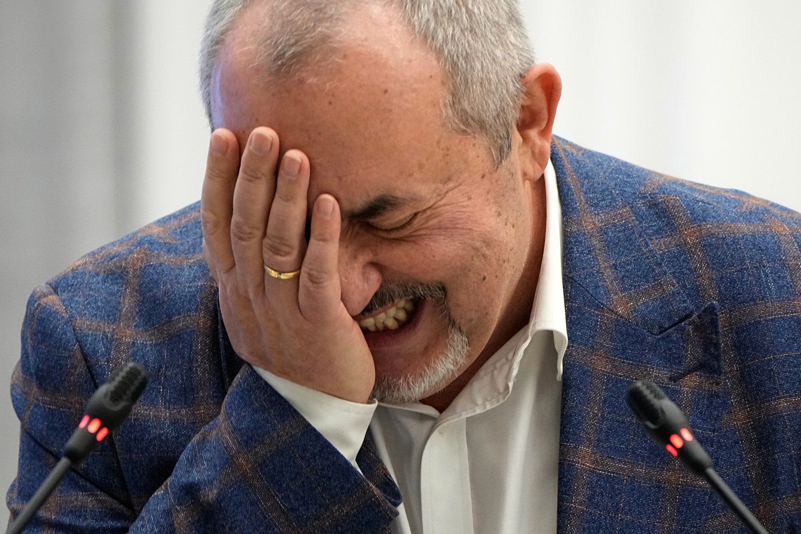Russian police detain opposition politician Boris Nadezhdin after he was barred from presidential and parliamentary ballots