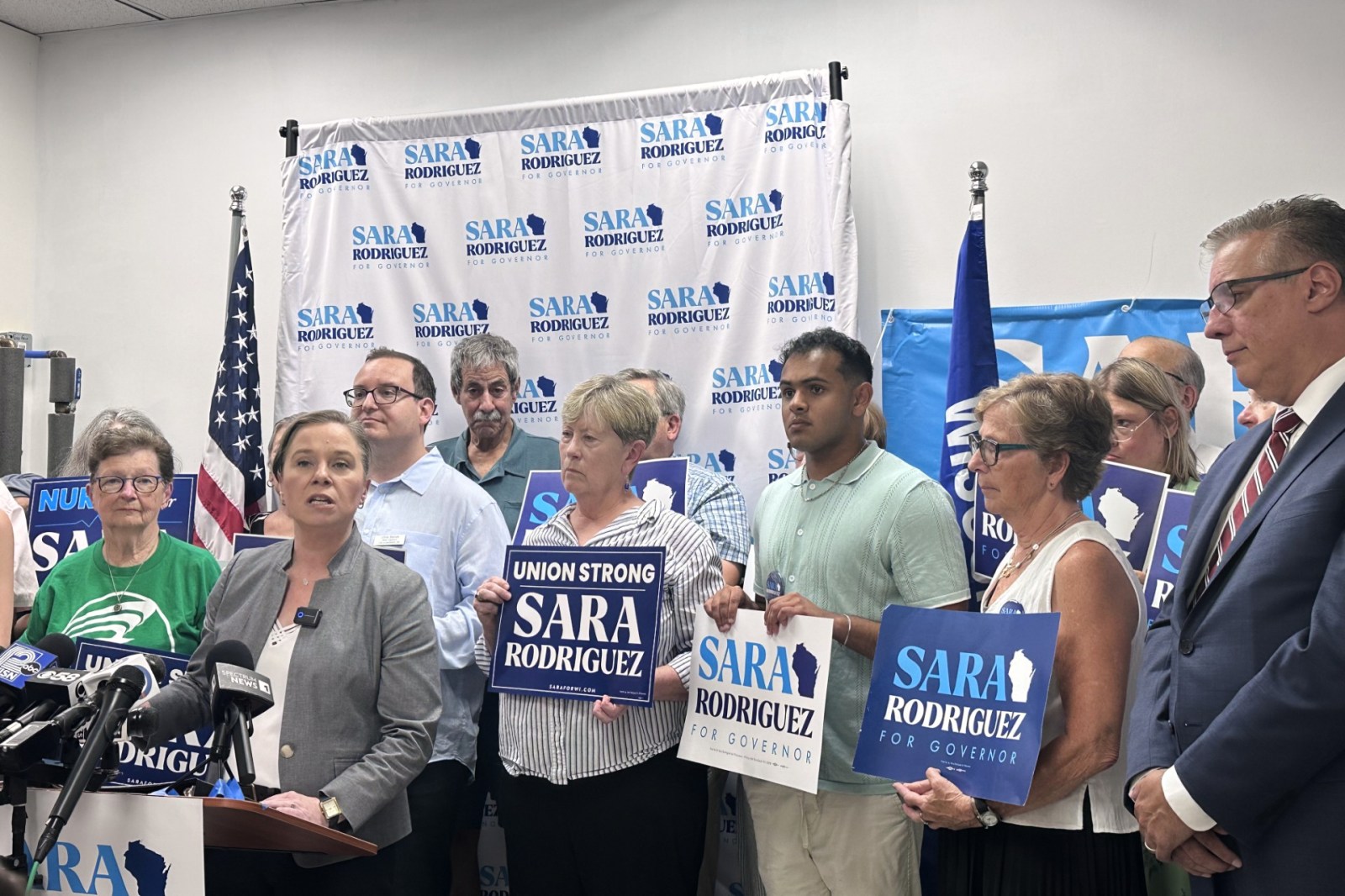 Wisconsin Democratic candidate says campaign cash lower than expected