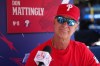 Philadelphia Phillies interim manager Don Mattingly speaks with members of the media during the MLB baseball All-Star Week, Monday, July 13, 2026, in Philadelphia. (AP Photo/Matt Rourke)