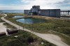 The closed rail line and Port of Churchill in Churchill, Man., Tuesday, July 3, 2018. THE CANADIAN PRESS/John Woods