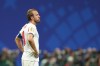 England's Harry Kane (9) reacts after the World Cup semifinal soccer match between England and Argentina in Atlanta, Wednesday, July 15, 2026. (AP Photo/Stephanie Scarbrough)