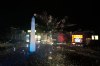 Fans celebrate Argentina's victory over England in a World Cup semifinal soccer match around the Obelisk in downtown Buenos Aires, Argentina, Wednesday, July 15, 2026. (AP Photo/Natacha Pisarenko)