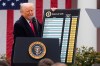 FILE - President Donald Trump speaks during an event to announce new tariffs in the Rose Garden at the White House on April 2, 2025, in Washington. (AP Photo/Mark Schiefelbein, File)