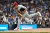 FILE - Philadelphia Phillies' Brad Keller pitches during a baseball game against the Milwaukee Brewers, June 13, 2026, in Milwaukee. (AP Photo/Aaron Gash, File)