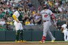Washington Nationals' Andrés Chaparro runs the bases after hitting a two-run home run during the fifth inning of a baseball game against the Athletics Friday, July 17, 2026, in West Sacramento, Calif. (AP Photo/Sara Nevis)