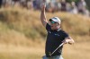Ryan Fox of New Zealand celebrates on the 18th green after winning the British Open Golf championships at Royal Birkdale golf club, in Southport, England, Sunday, July 19, 2026. (AP Photo/Jon Super)