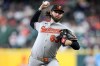 Baltimore Orioles starting pitcher Brandon Young throws to the Houston Astros during the first inning of a baseball game Sunday, July 19, 2026, in Houston. (AP Photo/Eric Christian Smith)
